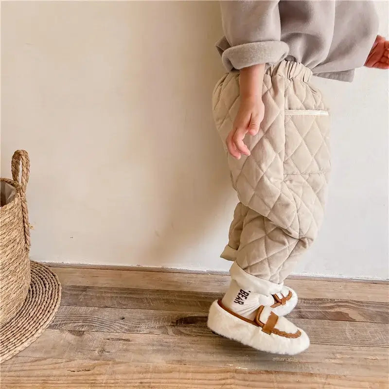 Winter Kids Cotton-Padded Trousers