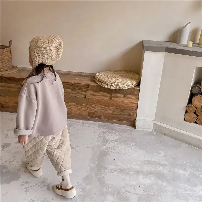 Winter Kids Cotton-Padded Trousers
