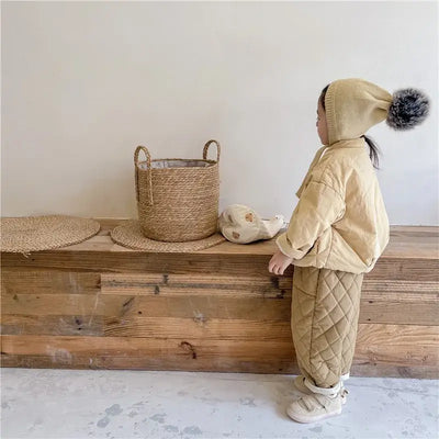 Winter Kids Cotton-Padded Trousers