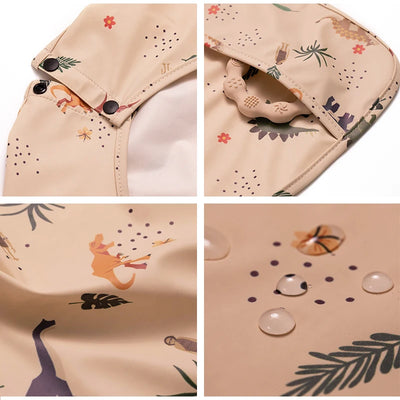 Little Boy Girl Painting Smock Cloth