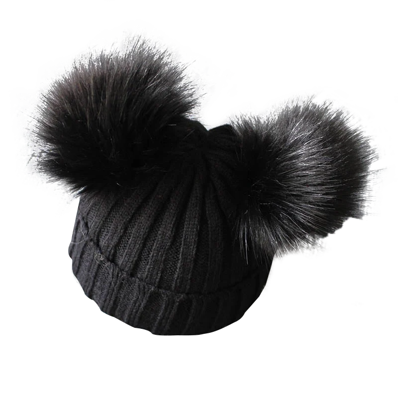 Cute Pompom Baby Hat