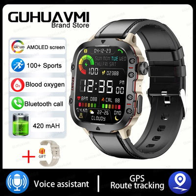 For Xiaomi Military GPS Tracker Smart Watch