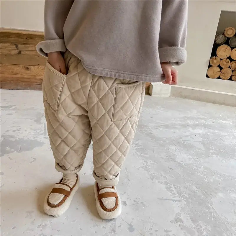 Winter Kids Cotton-Padded Trousers
