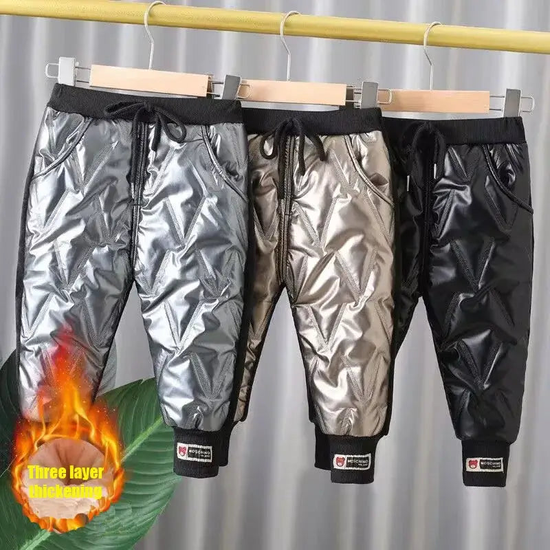 children winter cotton trousers