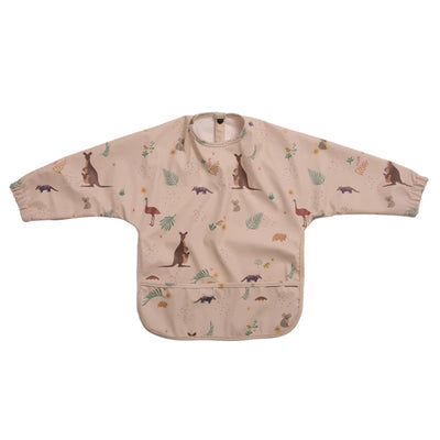 Little Boy Girl Painting Smock Cloth