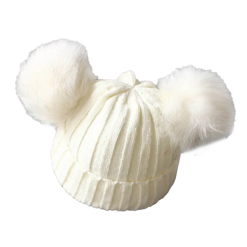 Cute Pompom Baby Hat