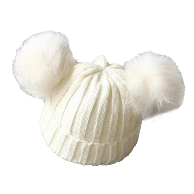 Cute Pompom Baby Hat