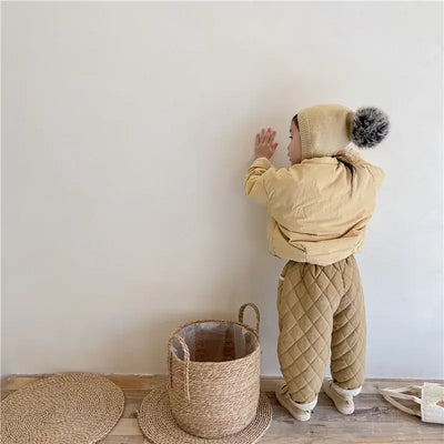 Winter Kids Cotton-Padded Trousers