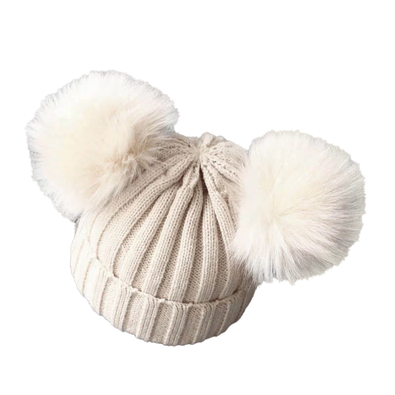 Cute Pompom Baby Hat