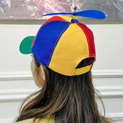 Funny Snapback Hat Helicopter