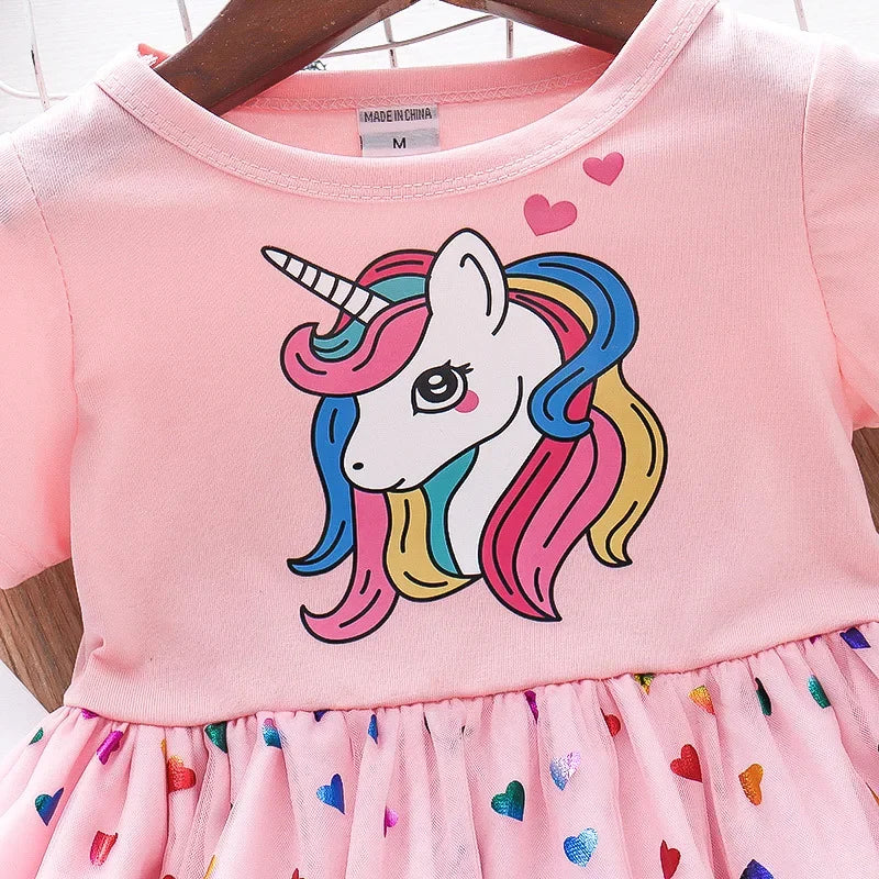Kids Dresses for Girls Sohort Sleeve