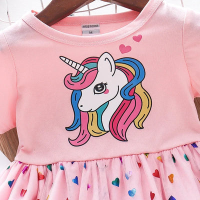 Kids Dresses for Girls Sohort Sleeve