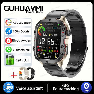For Xiaomi Military GPS Tracker Smart Watch
