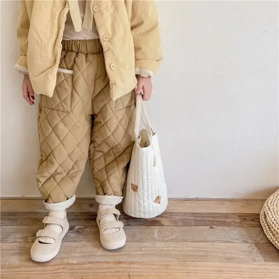 Winter Kids Cotton-Padded Trousers