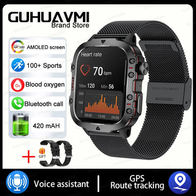 For Xiaomi Military GPS Tracker Smart Watch