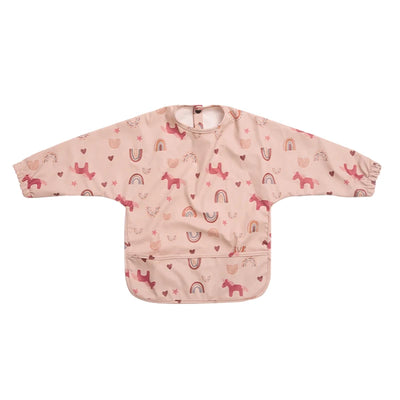 Little Boy Girl Painting Smock Cloth