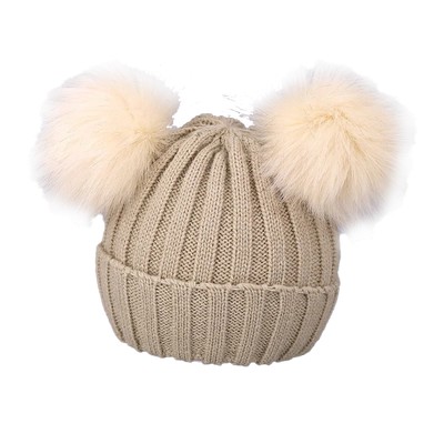 Cute Pompom Baby Hat