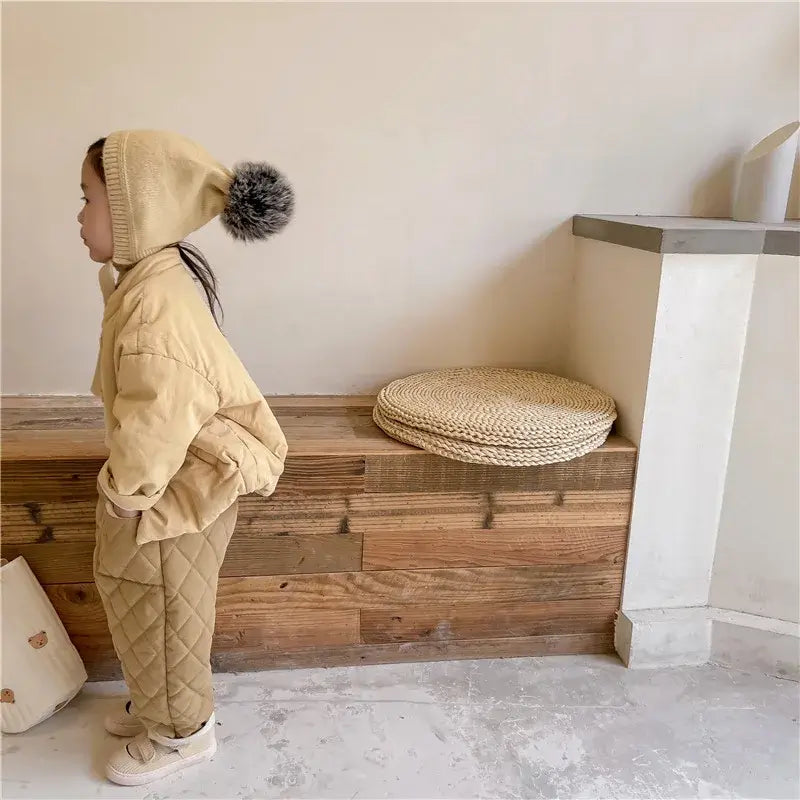 Winter Kids Cotton-Padded Trousers