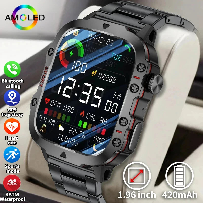 For Xiaomi Military GPS Tracker Smart Watch