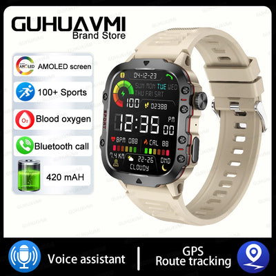 For Xiaomi Military GPS Tracker Smart Watch