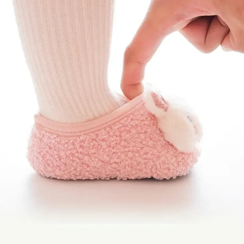 Rabbit Kids Plush Slippers