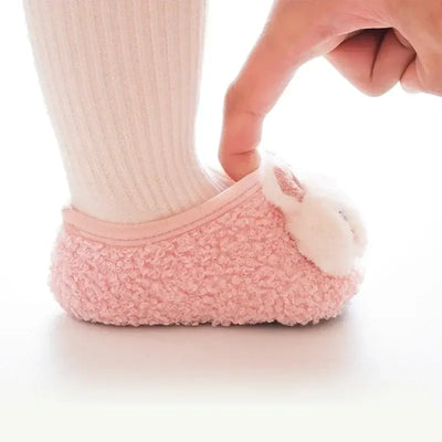Rabbit Kids Plush Slippers