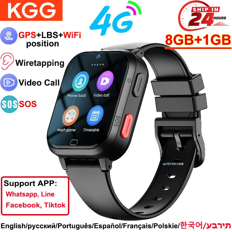 4G Kids Smart Watch GPS WiFi