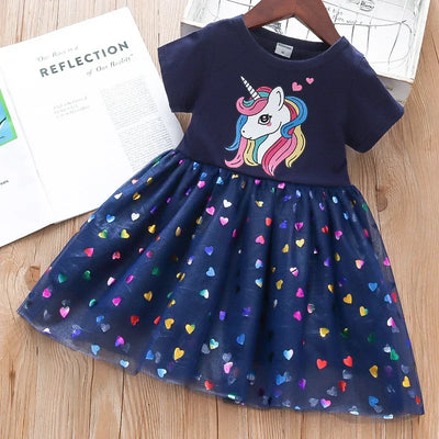 Kids Dresses for Girls Sohort Sleeve