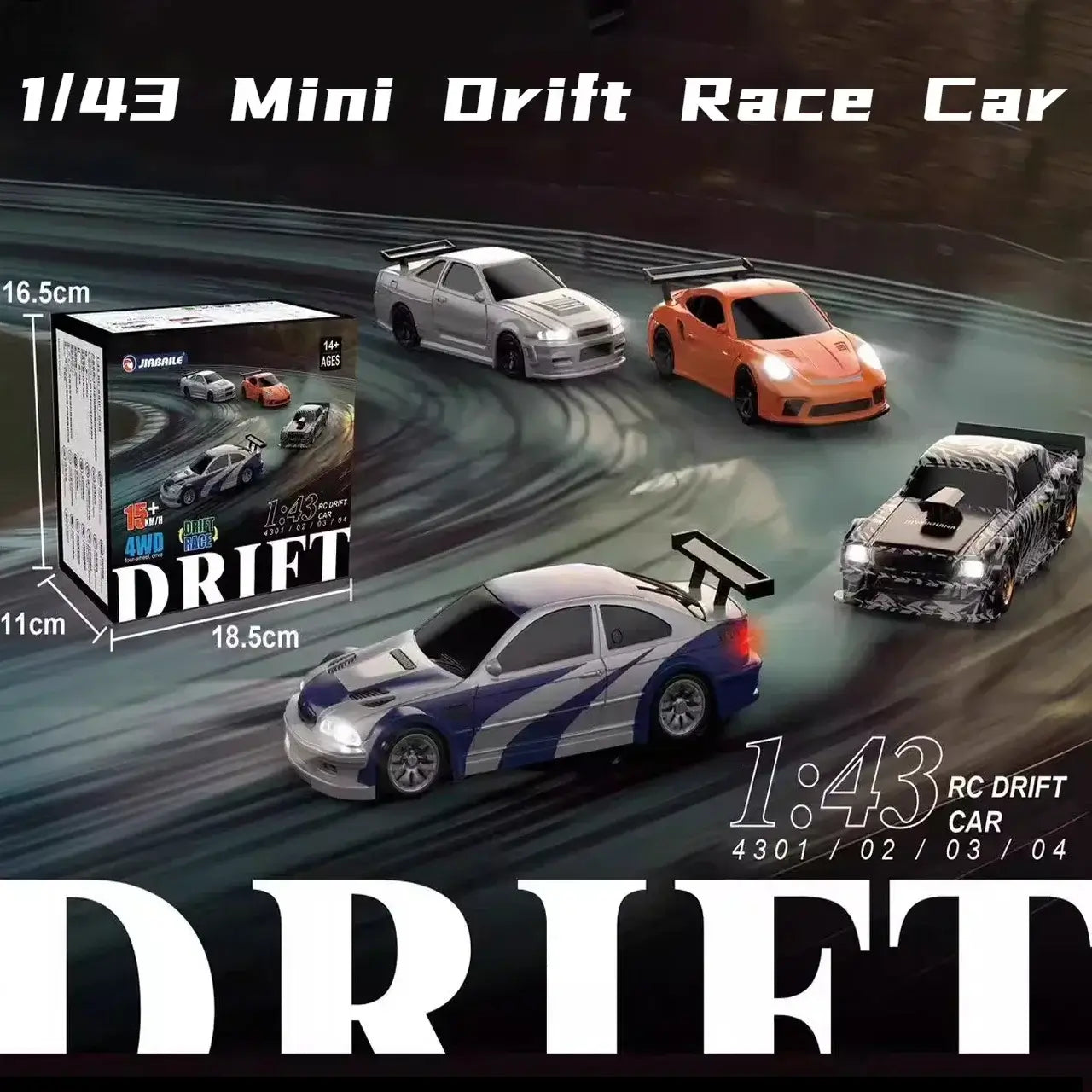 Remote Controlled Mini Racing Car