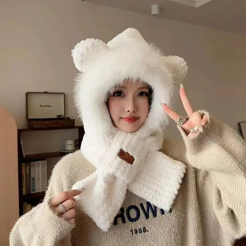 Lovely Beanie Hat Scarf