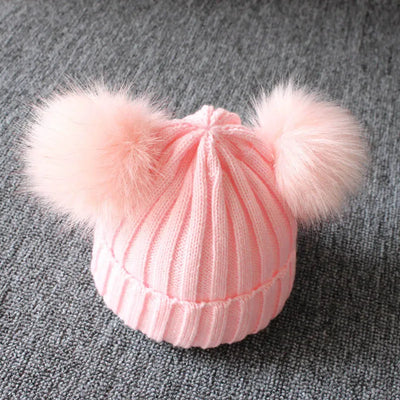 Cute Pompom Baby Hat