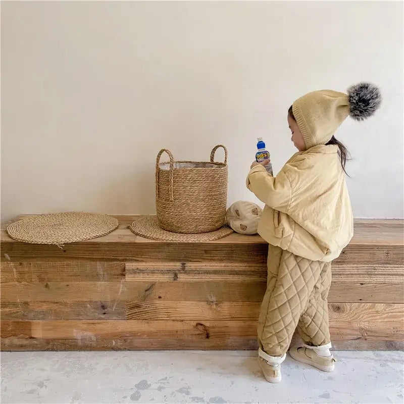 Winter Kids Cotton-Padded Trousers