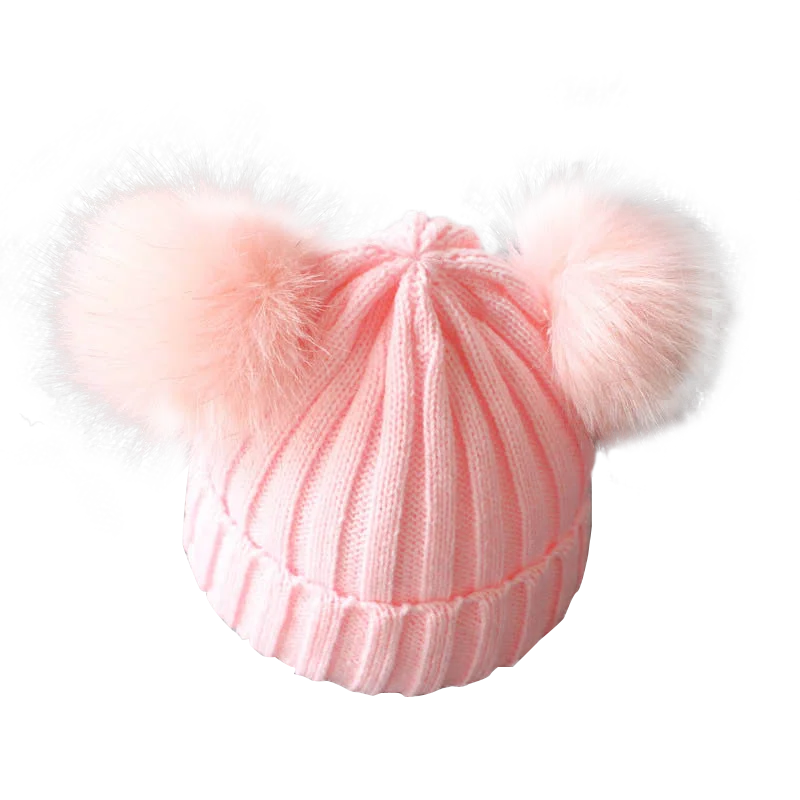 Cute Pompom Baby Hat