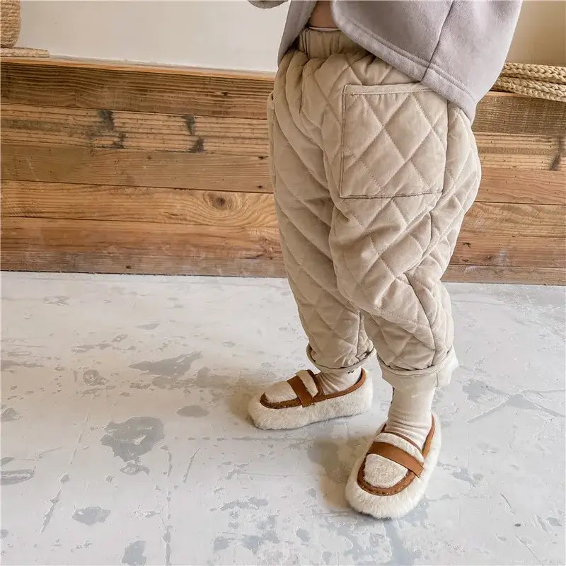Winter Kids Cotton-Padded Trousers