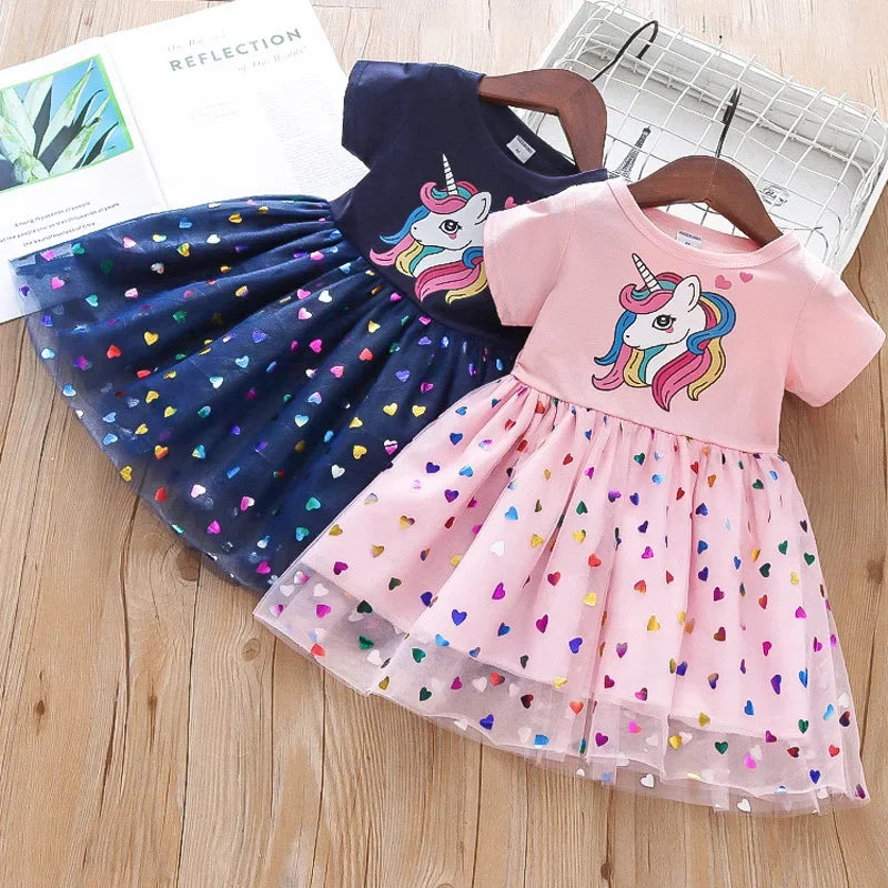 Kids Dresses for Girls Sohort Sleeve