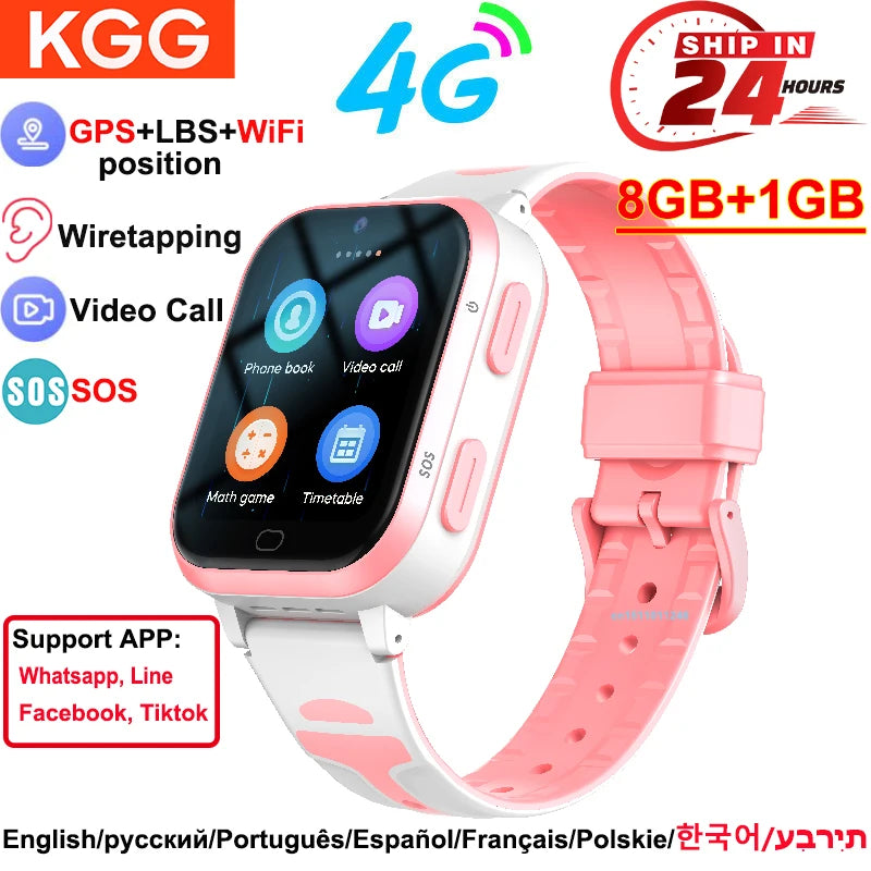 4G Kids Smart Watch GPS WiFi