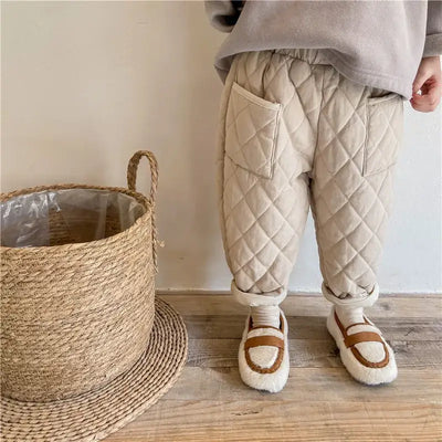 Winter Kids Cotton-Padded Trousers