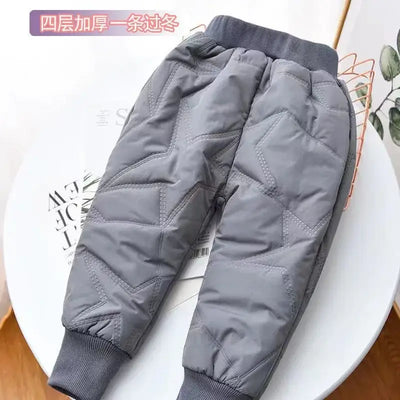 children winter cotton trousers