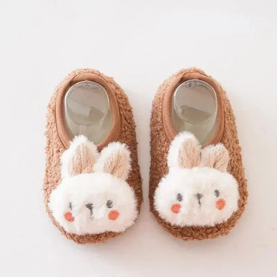 Rabbit Kids Plush Slippers