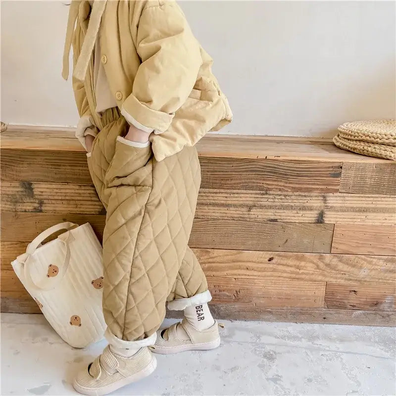 Winter Kids Cotton-Padded Trousers