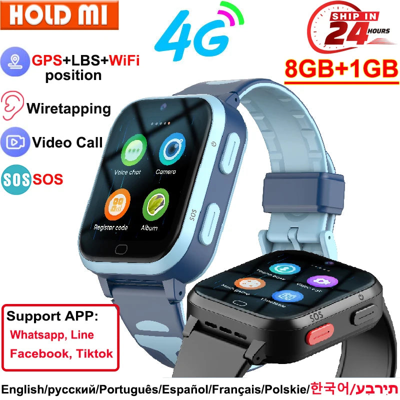 4G Kids Smart Watch GPS WiFi