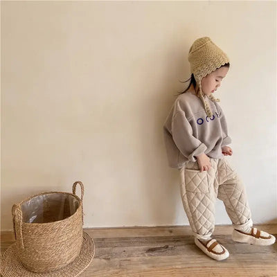Winter Kids Cotton-Padded Trousers