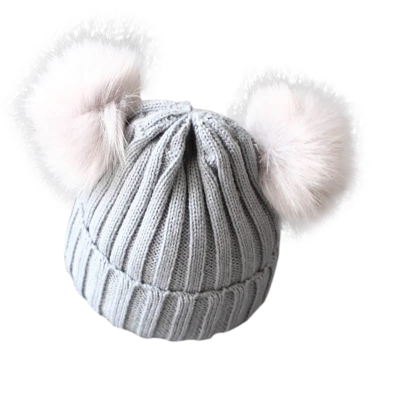 Cute Pompom Baby Hat