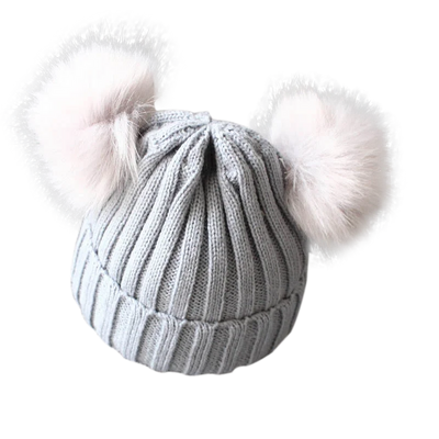 Cute Pompom Baby Hat