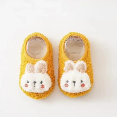 Rabbit Kids Plush Slippers